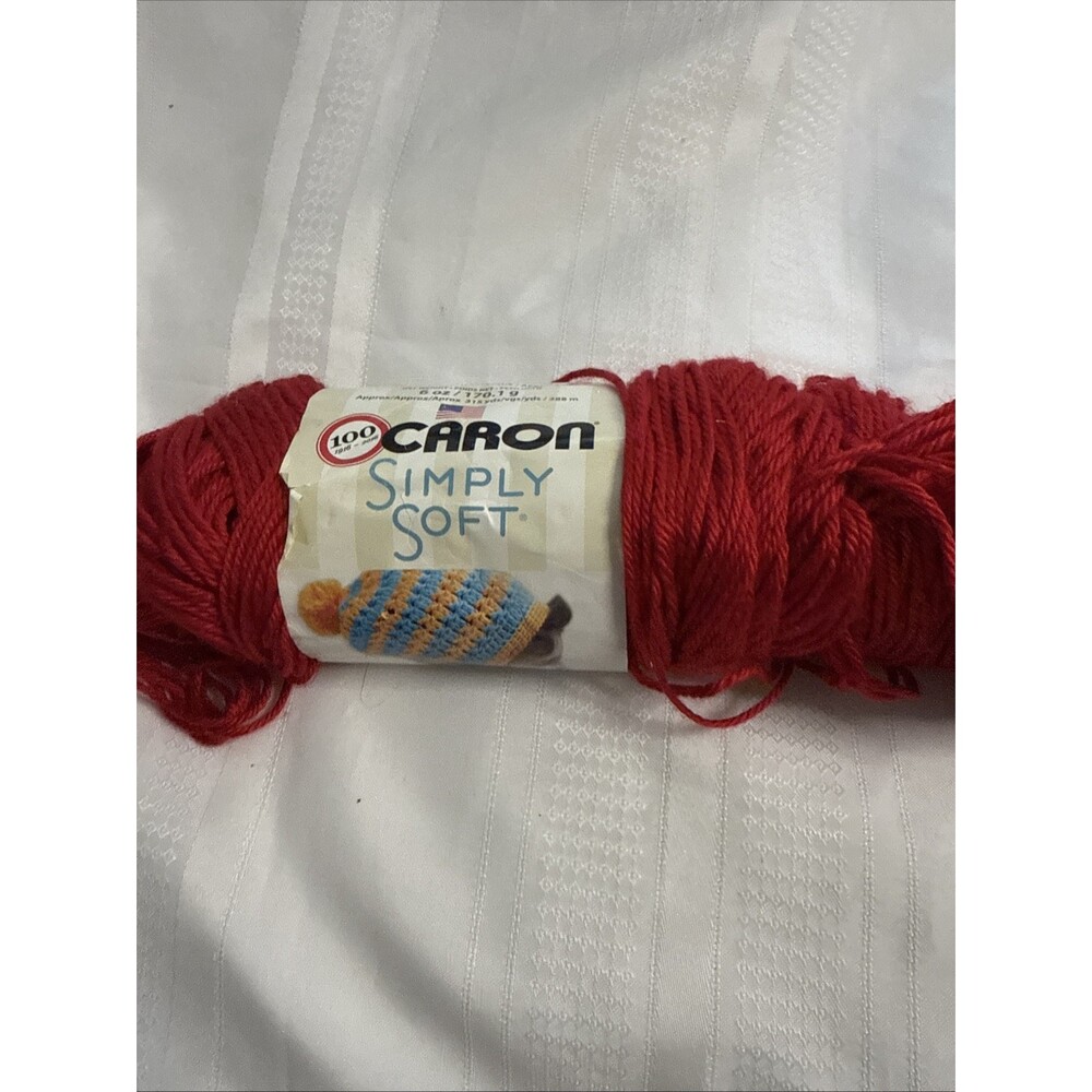Caron Simply‎ Soft Yarn-Harvest Red-315 Yards-100% Acrylic